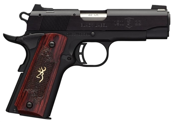 Picture of Browning 1911 Black Label Medallion Compact 22 LR 10+1, 3.63" Target Crown Barrel, Matte Black Serrated Slide & Aluminum Frame w/Beavertail 051852490