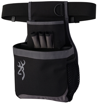 Picture of Browning Flash Shell Pouch Gray Nylon 1 box Shotgun Belt Mount Adjustable 121062692