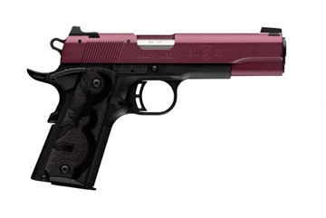 Picture of Browning 1911-22 Black Label Full Size Frame 22 LR 10+1 4.25" Matte Stainless Steel Barrel, Black Cherry Cerakote Serrated Steel Slide, Matte Black Polymer Frame w/Beavertail 051061490