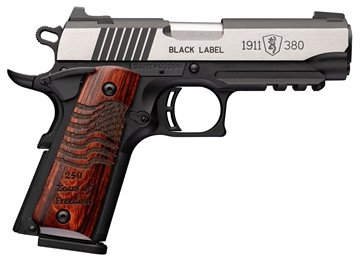 Picture of BROWNING 1911-380 BLACK LABEL MED PRO 380ACP 3.62" RAIL 250* 051125492