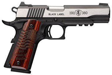 Picture of BROWNING 1911-380 BLACK LABEL MED PRO 380ACP 4.25" RAIL 250* 051124492