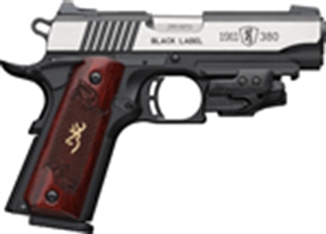 Picture of BROWNING 1911-380 BLACK LABEL MEDALLION W/ LASER 4.25" WOOD* 051952492
