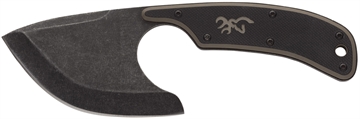 Picture of Browning Cutoff Boxed 2.50" Fixed Skinner Plain Black Black Oxide Stonewashed 9Cr14MoV SS Blade, Black/Tan G10 Handle 3220323B