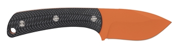 Picture of Browning Back Country Small 2.75" Fixed Deep Belly Skinner Plain Blaze Orange Ceramic D2 Steel Blade, Black G10 Handle 3220499B