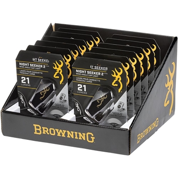 Picture of Browning Night Seeker 2 Wide Angle Cap Light Display 21 Lumens 12 Pack 3715179A 023614782544