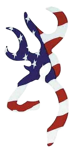 Picture of Browning Buckmark Decal Red/White/Blue Vinyl Sticker 6" 3922003116