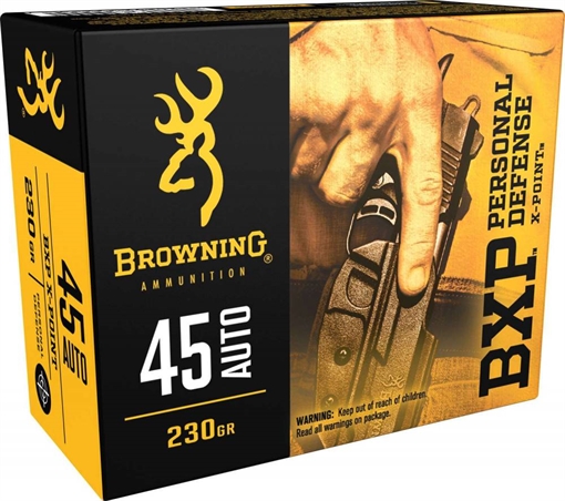 Picture of BROWNING 45 AUTO BXP JHP 230 GR B191700451