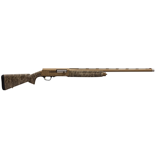 Picture of Browning A5 Wicked Wing 12 Gauge with 26" Barrel, 3.5" Chamber, 4+1 Capacity, Burnt Bronze Cerakote Metal Finish & Mossy Oak Bottomland Synthetic Stock Right Hand (Full Size) 0118472005
