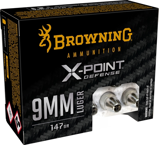 Picture of Browning Ammunition 9MM LUGER 147GR X-POINT 20/BOX B191700092