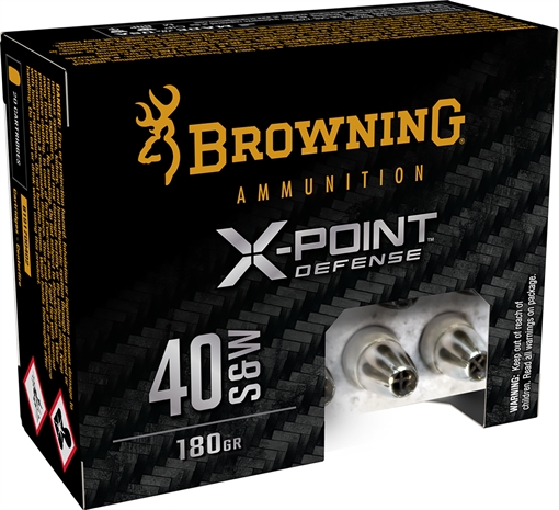 Picture of Browning Ammunition 40 S&W 180GR X-POINT 20/BOX B191700402