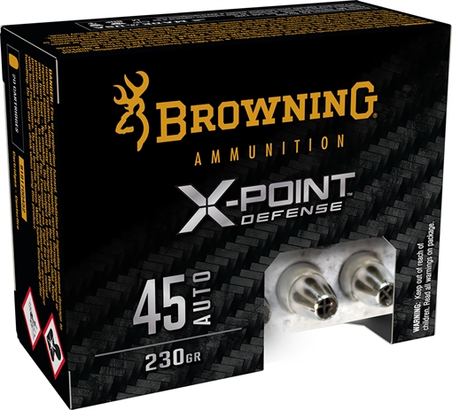 Picture of Browning Ammunition 45 AUTO 230GR X-POINT 20/BOX B191700452