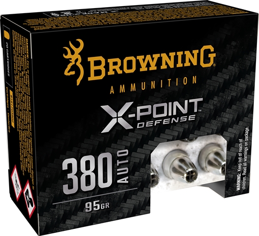 Picture of Browning Ammunition 380 AUTO 95GR X-POINT 20/BOX B191703802