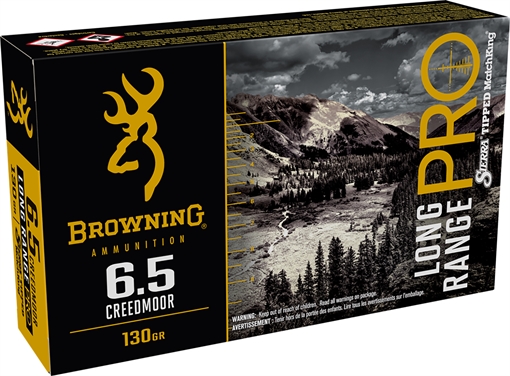 Picture of Browning Ammunition 6.5 CREEDMOOR 130GR SIERRA TIPPED MATCHKING BOAT TAIL 20/BOX B192500651