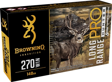 Picture of Browning Ammo Long Range Pro 270Win 140gr 20 Per Box/10 Case B192502702