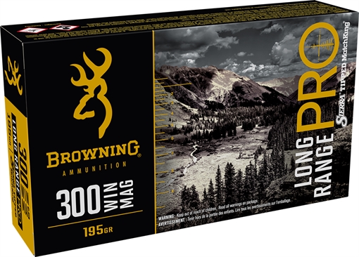 Picture of Browning Ammunition 300 WINCHESTER MAGNUM 195GR TIPPED MATCHKING 20/BOX B192503001