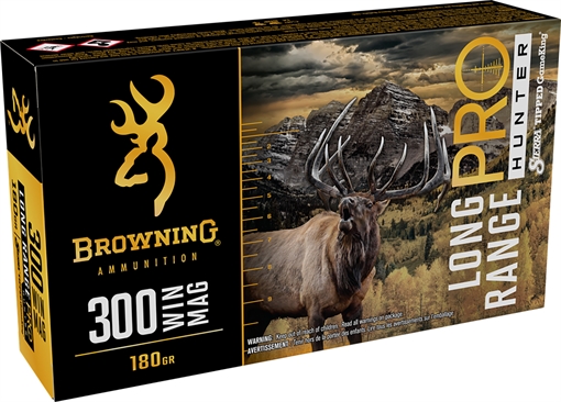 Picture of Browning Ammo Long Range Pro 300Win Mag 180gr 20 Per Box/10 Case B192503002
