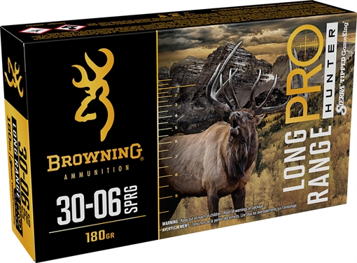 Picture of Browning Ammo Long Range Pro 30-06Springfield 180gr 20 Per Box/10 Case B192530062