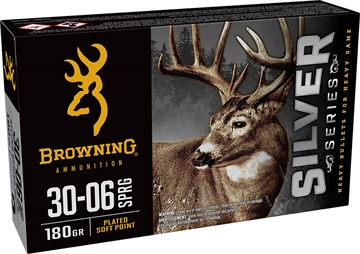 Picture of Browning Ammo Silver 30-06Springfield 180gr Plated Soft Point 20 Per Box/10 Case B192630061