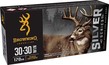 Picture of Browning Ammo Silver 30-30Win 170gr Plated Soft Point 20 Per Box/10 Case B192630301