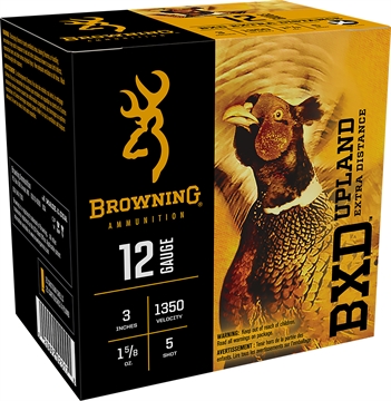 Picture of Browning Ammo BXD Upland 12Gauge 3" 1 5/8oz 5Shot 25 Per Box/10 Case B193511235
