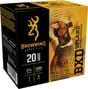 Picture of Browning Ammo BXD Upland 20Gauge 2.75" 1oz 5Shot 25 Per Box/10 Case B193512025