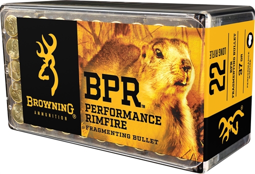 Picture of Browning Ammunition BPR 22 LONG RIFLE 37GR FRAGMENTING BULLET 50/BOX B194122050
