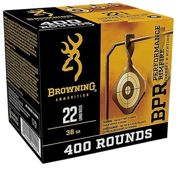Picture of Browning Ammo 22LR 36gr Plated Hollow Point 400 Per Box/4 Case B194122401