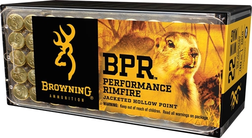 Picture of Browning Ammunition BPR 22 WINCHESTER MAGNUM RIMFIRE 40GR JHP 50/BOX B195122050