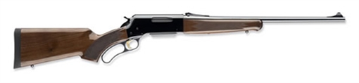 Picture of Browning BLR Lightweight 300 Win Mag 3+1 24" Polished Blued/ 24" Button-Rifled Barrel, Polished Black Aluminum Receiver, Gloss Black Walnut/ Fixed Pistol Grip Stock, Right Hand 034009129