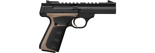 Picture of Browning Buck Mark Field Target Micro 22 LR 10+1 4" Matte Blued Bull Barrel, Matte Black Serrated w/Picatinny Rail Slide, Matte Black Aluminum Frame, UFX Overmolded Grip 051604490