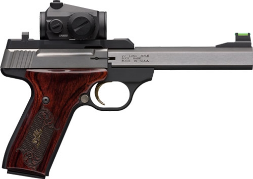 Picture of Browning Browning Buck Mark Medallion Pistol 22 LR. 5.5 in. Stainless with Vortex Crossfire 051581490