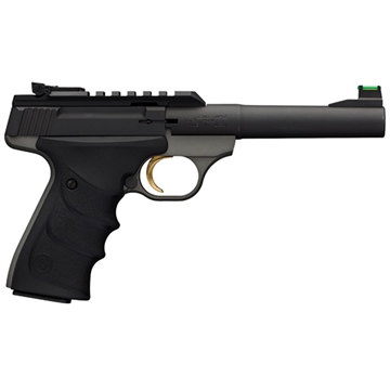 Picture of Browning Buck Mark Plus Practical 22 LR 10+1 5.50" Tapered Bull Barrel, Matte Black Optic Ready/Serrated Steel Slide, Matte Gray Aluminum Frame, Black Ultragrip RX Grips 051530490