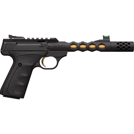 Picture of Browning Buck Mark Plus Vision Pistol 22 LR Black/Gold 5.9 in. 051573490