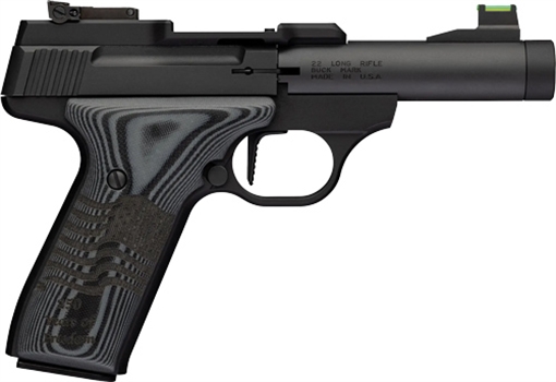 Picture of BROWNING BUCK MARK 22LR 4IN BARREL 10RD BLACK TB OR G10 GRIP 250YR AMERICAS IND 051611490 051611490
