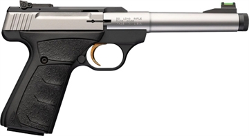 Picture of BROWNING BUCK MARK CAMPER SS 22LR 5IN BARREL 10RD SILVER TB FO OVER MOLDED GRIP 051616490 051616490