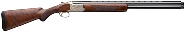 Picture of Browning Citori Feather Lightning 12 Gauge 3" 2rd 26" Blued Steel Barrels, Satin Nickel Finished Engraved Alloy Receiver, American Black Walnut Stock With Lightening Style Grip 018163305