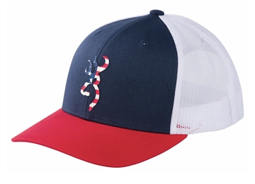 Picture of BROWNING CAP ALLEGIANCE MB RED/WHT/BLUE 308796611
