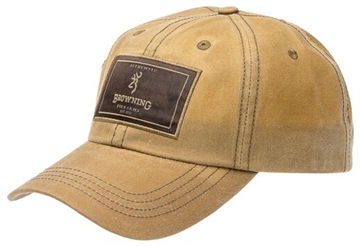Picture of BROWNING CAP ANTIQUITY WAX REC PATCH TAN WAX 308060481