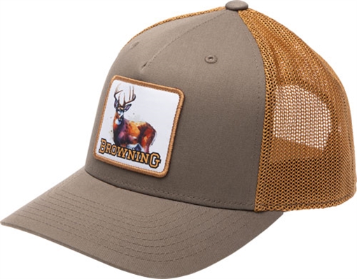 Picture of BROWNING CAP CHASE SNAPBACK DEER MAJOR BROWN OSFM* 308638981