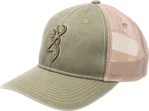 Picture of BROWNING CAP COLCORD MESH BACK GREEN OSFM* 308631641
