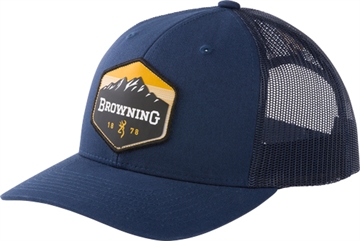 Picture of BROWNING CAP DIAMOND CREEK NAVY MTN PATCH SNAPBACK ADJ! 308767451