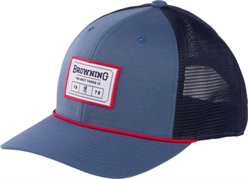 Picture of BROWNING CAP MASON 110 MESH BACK REC PATCH W/ROPE BLUE! 308597651