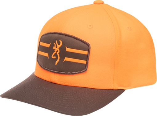 Picture of BROWNING CAP SANTEE BUCKMARK LOGO BLAZE/BROWN BILL ADJ* 308050011