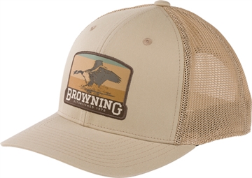 Picture of BROWNING CAP SOUTH PASS 110 MESH BACK SILICONE PATCH TAN* 308594481