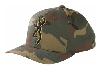 Picture of BROWNING CAP WOODLAND CAMO GOLD LOGO 308792481