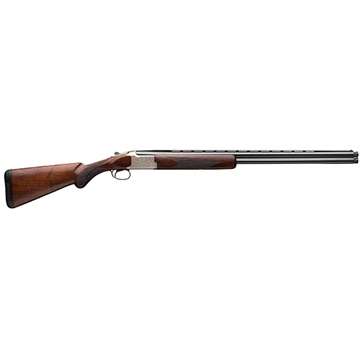 Picture of Browning Citori Feather Lightning 20 Gauge 28" Barrel 3" 2rd, Blued Steel Barrel, Satin Nickel Finished Engraved Alloy Receiver, American Black Walnut Stock With Lightening Style Grip 018163604