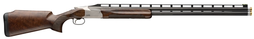 Picture of Browning Citori 825 Trap, Over Under Shotgun, 12 Gauge, 2.75" Chamber, 32" Barrels, Nitride Finish, Silver Receiver, Matte Blued Barrels, Walnut Stock, Hi-Viz Pro-Comp Fiber Optic Front and Ivory Mid-Bead Sights, 2 Rounds, Includes 5 Choke Tubes 0183244002