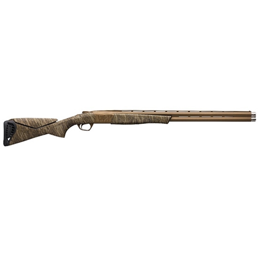 Picture of Browning Cynergy Wicked Wing, Over/Under Shotgun, 12 Gauge, 3.5" Chamber, 28" Barrels, Cerakote Finish, Burnt Bronze, Mossy Oak Bottomland Camo Composite Stock and Forend, Ivory Bead Front Sight, Includes 3 Choke Tubes - F,M,IC, 2 Rounds 018719204