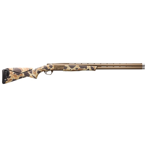 Picture of Browning Cynergy Wicked Wing, Sporting Shotgun, Over/Under, 12 Gauge, 3.5" Chamber, 28" Barrels, Burnt Bronze, Vintage Tan Camo Stock and Forend, Bead Sight, 2 Rounds, Invector Plus Extended Chokes - Full, Mod, IC, Right Hand 018725304