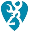 Picture of BROWNING DECAL HEARTBREAKER 5" TEAL 3922351574
